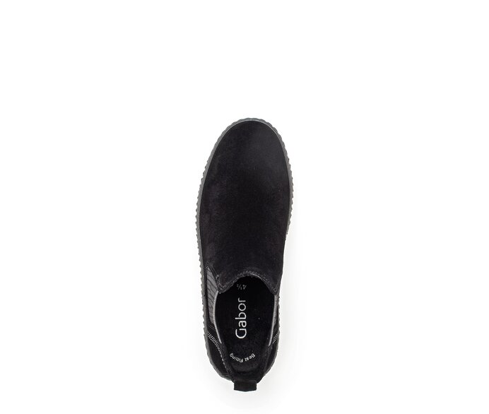 Gabor Chelsea Boot Schwarz - Rauleder