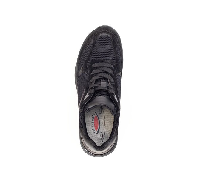 Gabor Sneaker Low Schwarz - Materialmix Leder/Lederimitat
