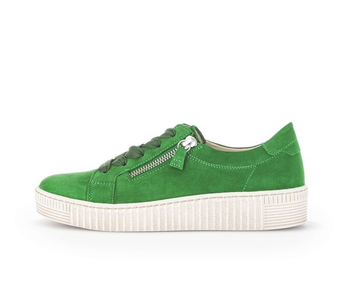 Gabor Sneaker Low Grün - Rauleder