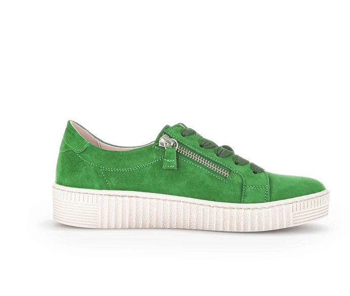 Gabor Sneaker Low Grün - Rauleder