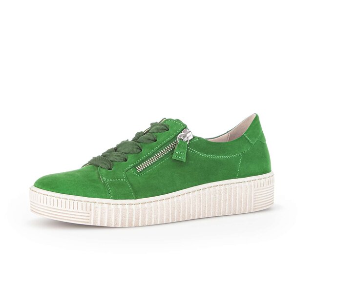 Gabor Sneaker Low Grün - Rauleder