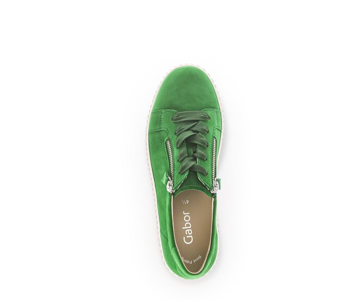 Gabor Sneaker Low Grün - Rauleder