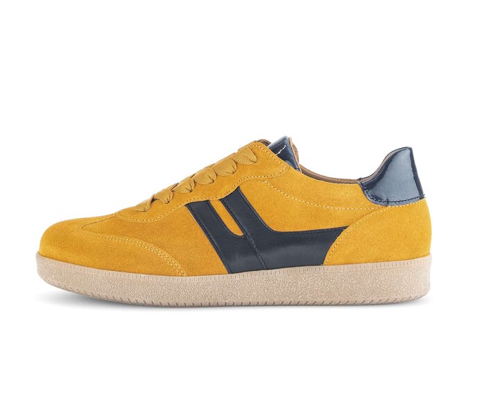 Gabor Sneaker Low Gelb - Materialmix Leder