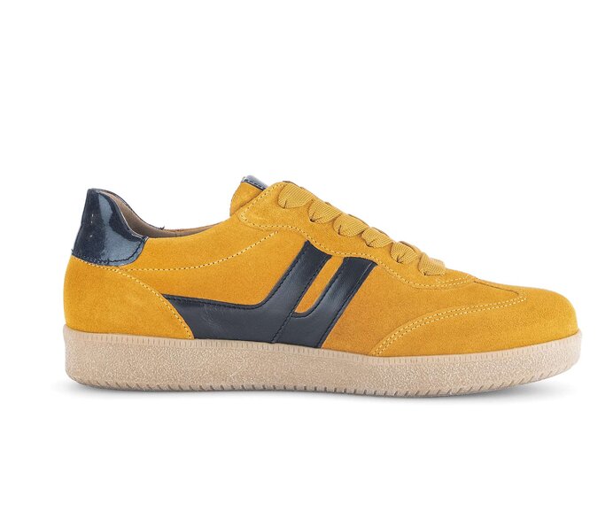 Gabor Sneaker Low Gelb - Materialmix Leder