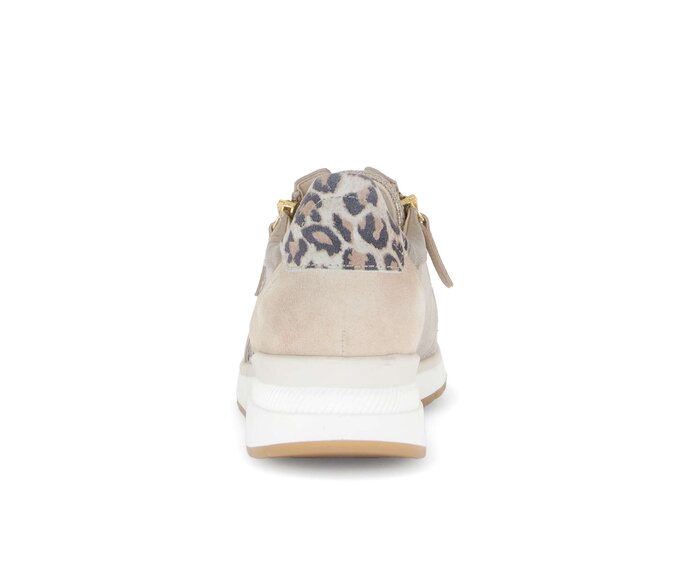 Gabor Sneaker Low Beige - Materialmix Leder/Lederimitat