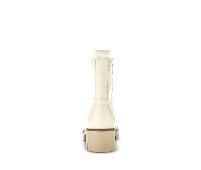 Gabor Schnürstiefelette Beige - Glattleder