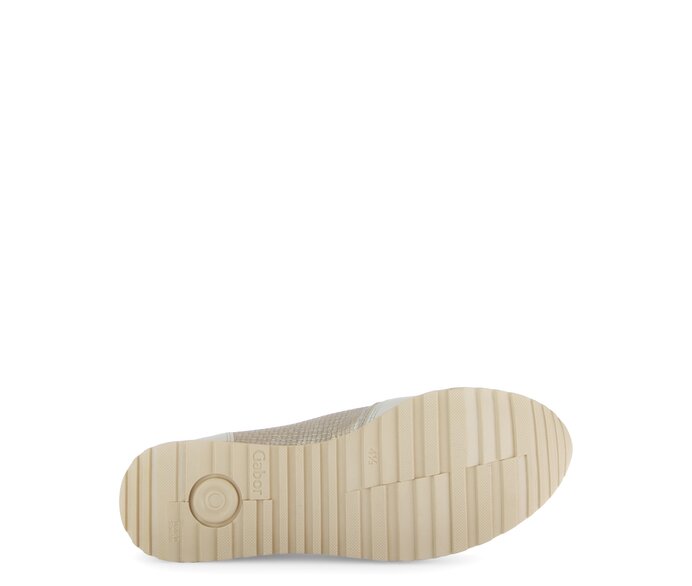 Gabor Sneaker Low Beige - Materialmix Leder