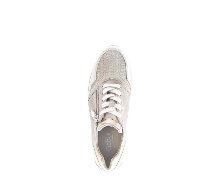 Gabor Sneaker Low Beige - Materialmix Leder