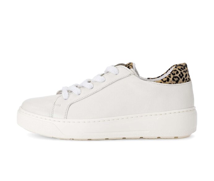 Gabor Sneaker Low Creme - Materialmix Leder