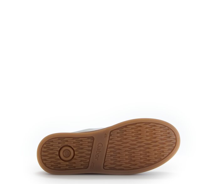 Gabor Sneaker Low Silber - Materialmix Leder