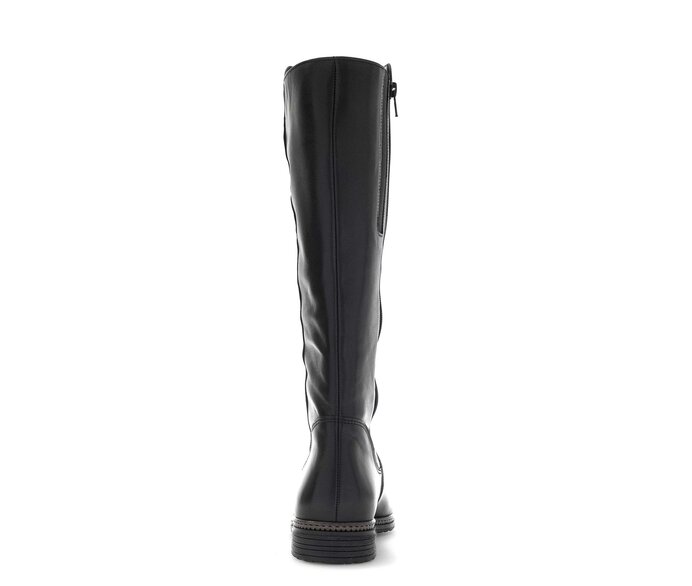 Gabor Eleganter Stiefel Schwarz - Glattleder
