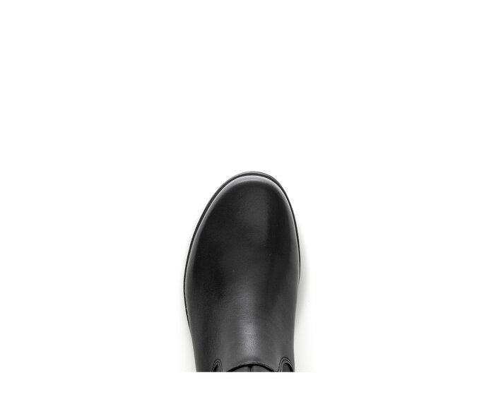 Gabor Eleganter Stiefel Schwarz - Glattleder