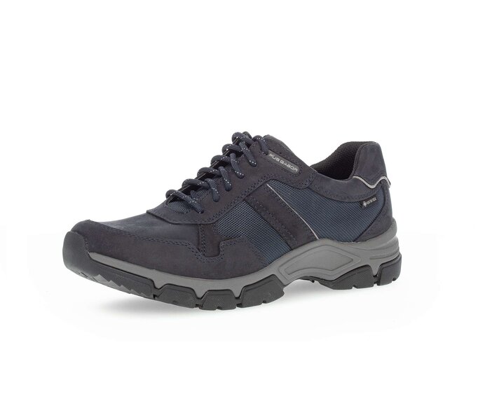 Pius Gabor Sneaker Low Blau - Materialmix Leder/Textil