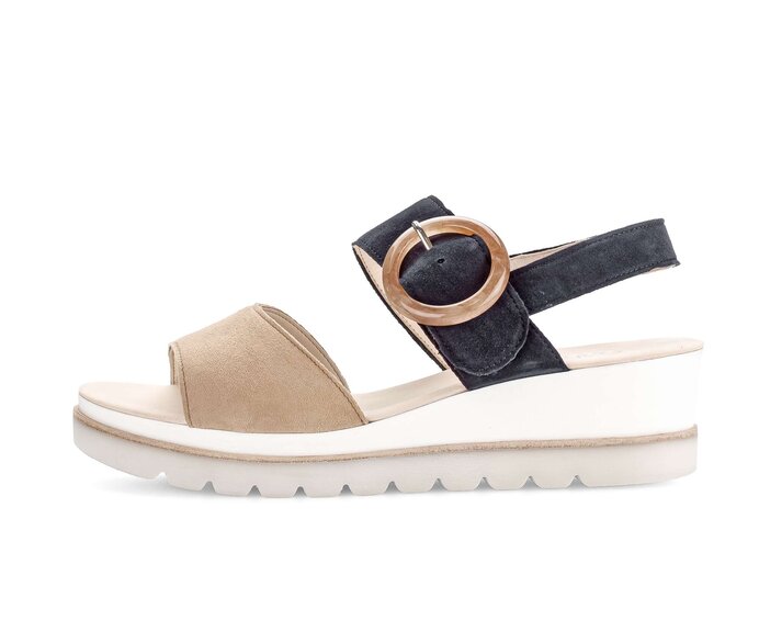 Gabor Keilsandalette Multicolour - Rauleder