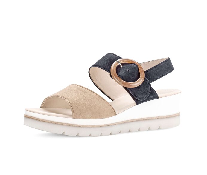 Gabor Keilsandalette Multicolour - Rauleder
