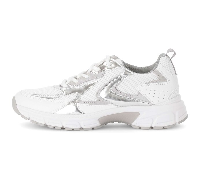Gabor Sneaker Low Weiß - Materialmix Leder/Lederimitat