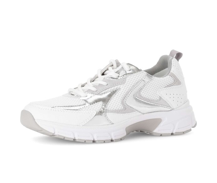 Gabor Sneaker Low Weiß - Materialmix Leder/Lederimitat