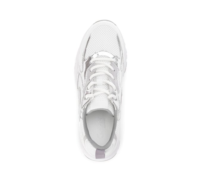 Gabor Sneaker Low Weiß - Materialmix Leder/Lederimitat