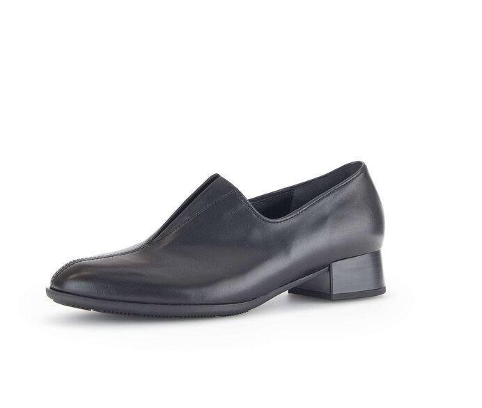 Gabor Slipper Schwarz - Glattleder