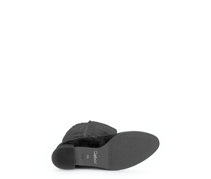 Gabor Eleganter Stiefel Schwarz - Rauleder
