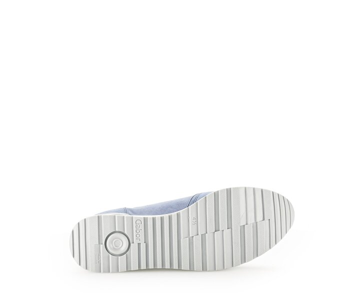 Gabor Sneaker Low Blau - Materialmix Leder