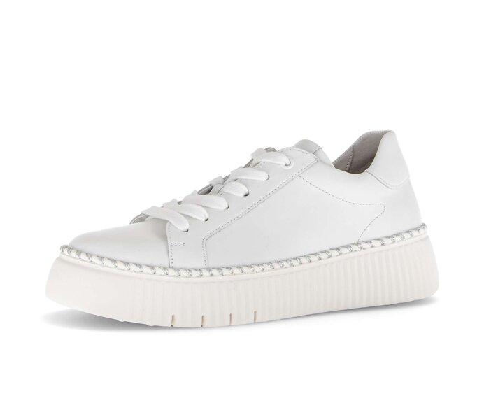 Gabor Sneaker Low Weiß - Glattleder