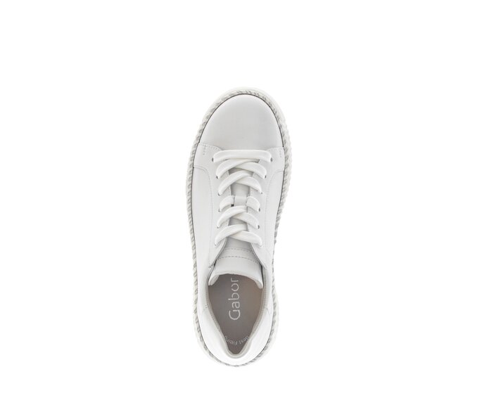 Gabor Sneaker Low Weiß - Glattleder