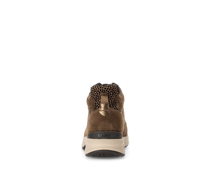 Gabor Sportliche Stiefelette Braun - Rauleder