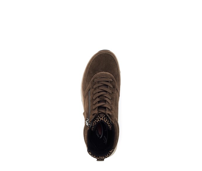 Gabor Sportliche Stiefelette Braun - Rauleder