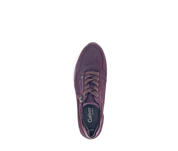Gabor Sneaker Low Lila - Materialmix Leder