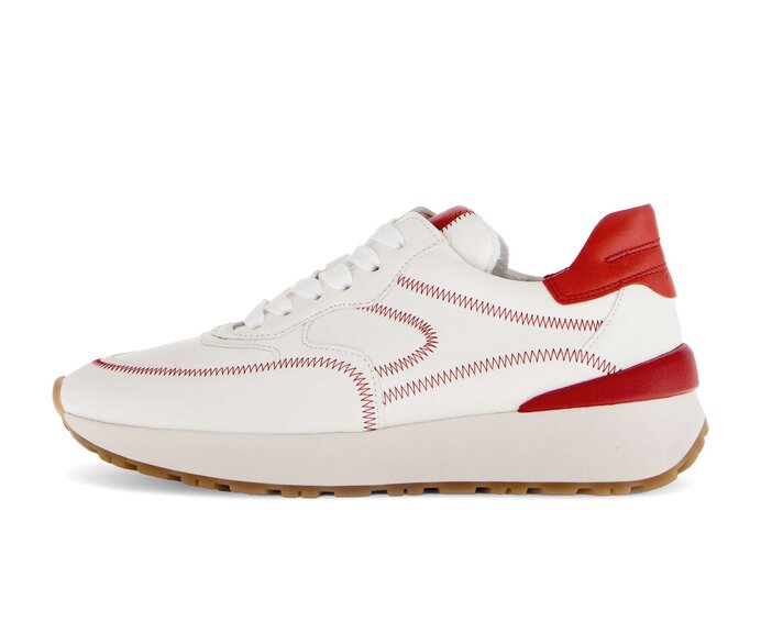 Gabor Sneaker Low Creme - Materialmix Leder