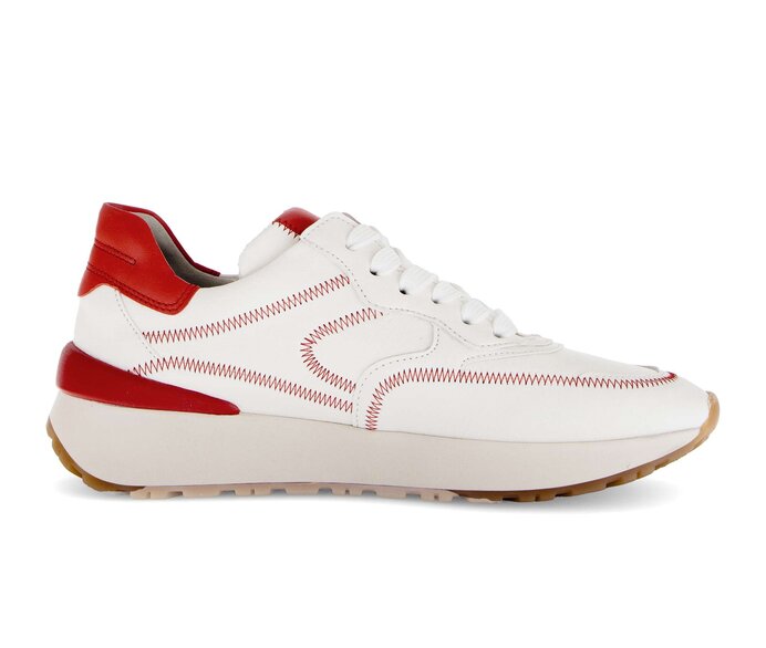 Gabor Sneaker Low Creme - Materialmix Leder