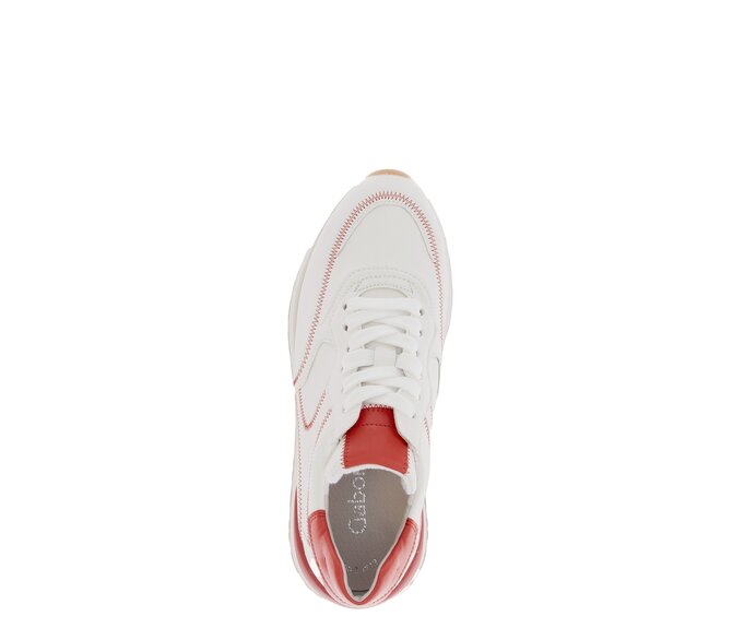 Gabor Sneaker Low Creme - Materialmix Leder