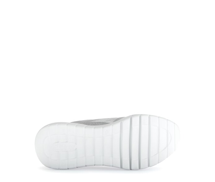 Gabor Sneaker Low Silber - Materialmix Leder/Lederimitat