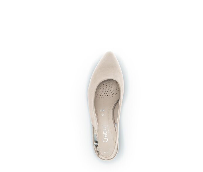 Gabor Slingpumps Beige - Rauleder