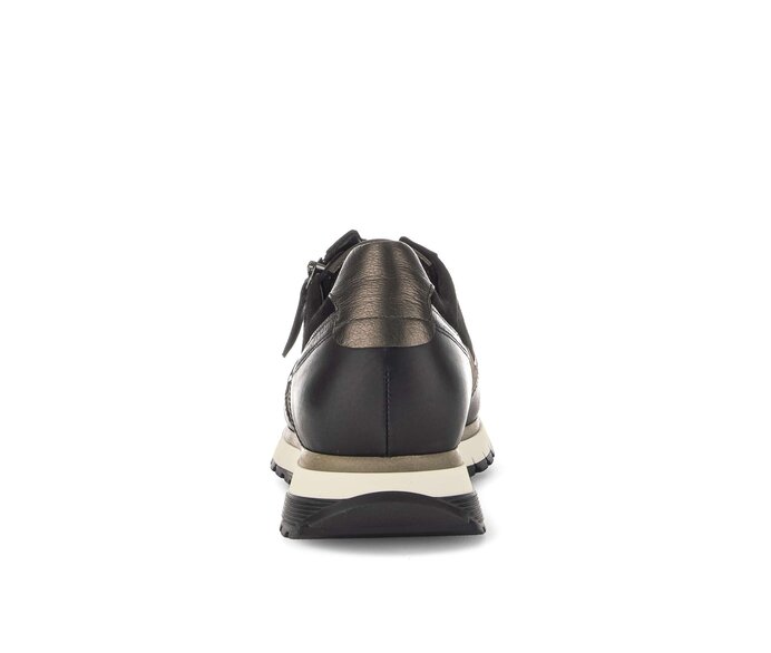 Gabor Sneaker Low Schwarz - Materialmix Leder