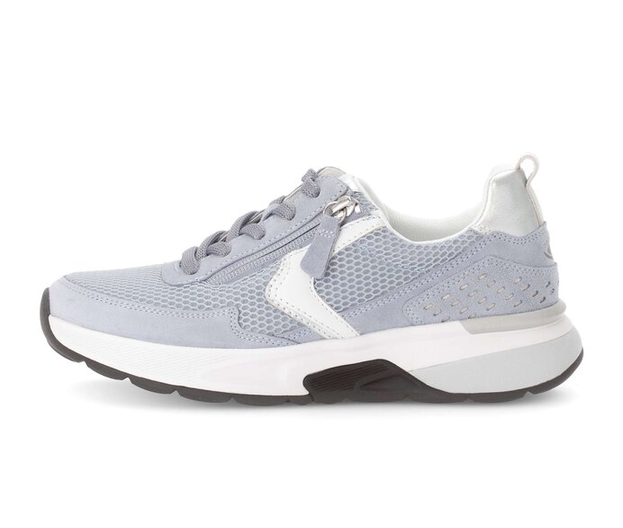 Gabor Sneaker Low Blau - Materialmix Leder/Lederimitat
