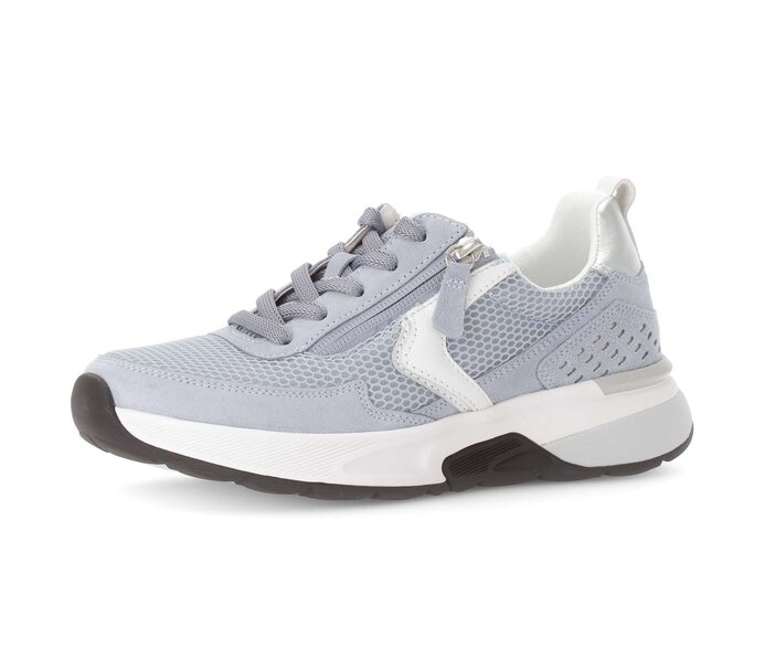 Gabor Sneaker Low Blau - Materialmix Leder/Lederimitat
