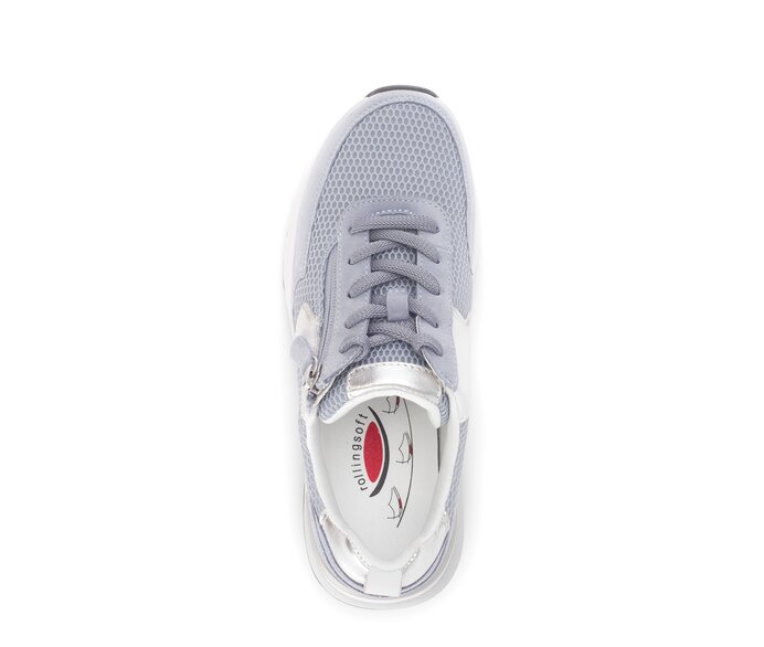 Gabor Sneaker Low Blau - Materialmix Leder/Lederimitat