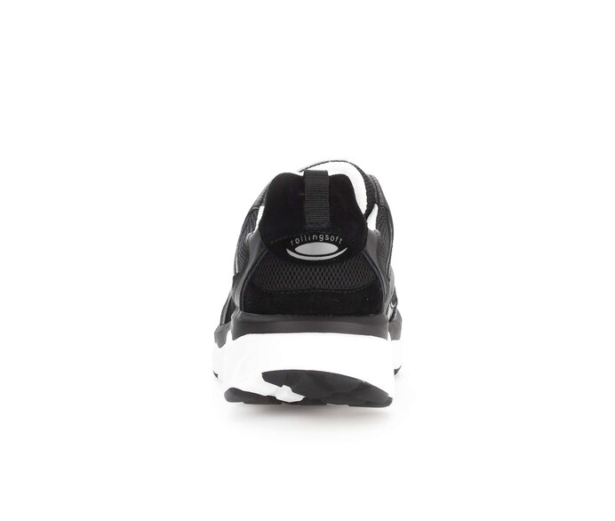 Gabor Sneaker Low Schwarz - Materialmix Leder/Lederimitat