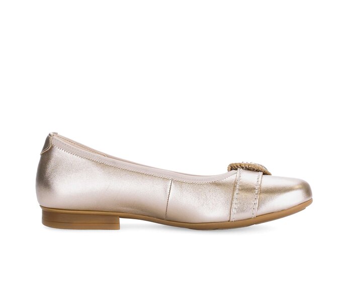 Gabor Eleganter Ballerina Gold - Effektleder