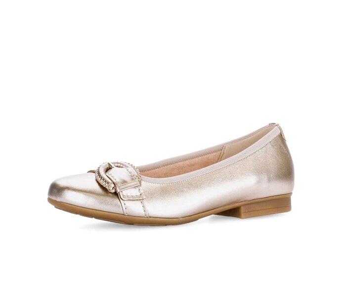 Gabor Eleganter Ballerina Gold - Effektleder