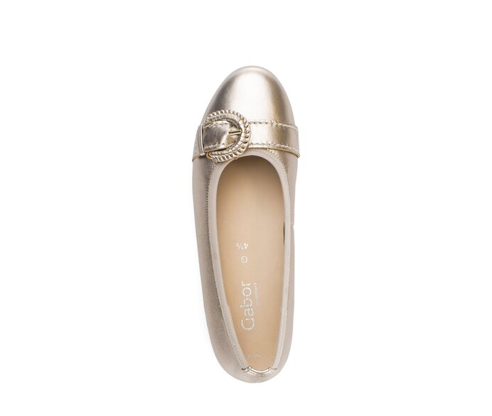 Gabor Eleganter Ballerina Gold - Effektleder