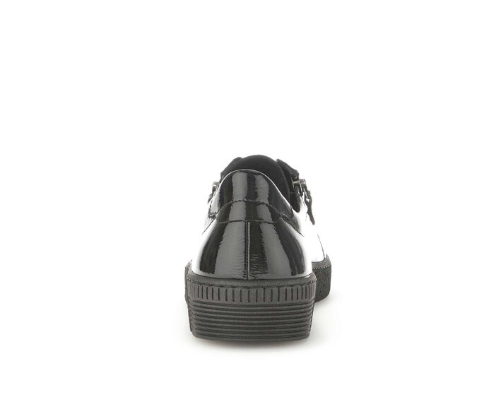 Gabor Sneaker Low Schwarz - Lackleder