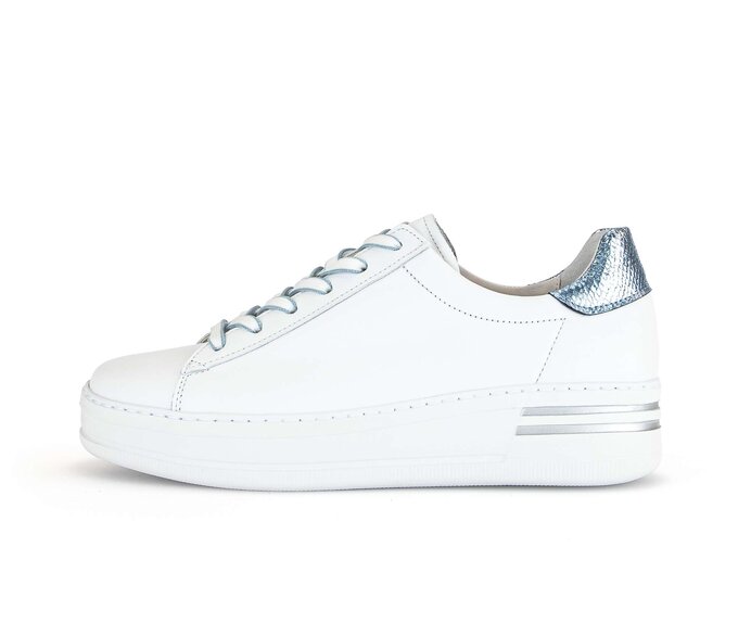Gabor Sneaker Low Weiß - Materialmix Leder