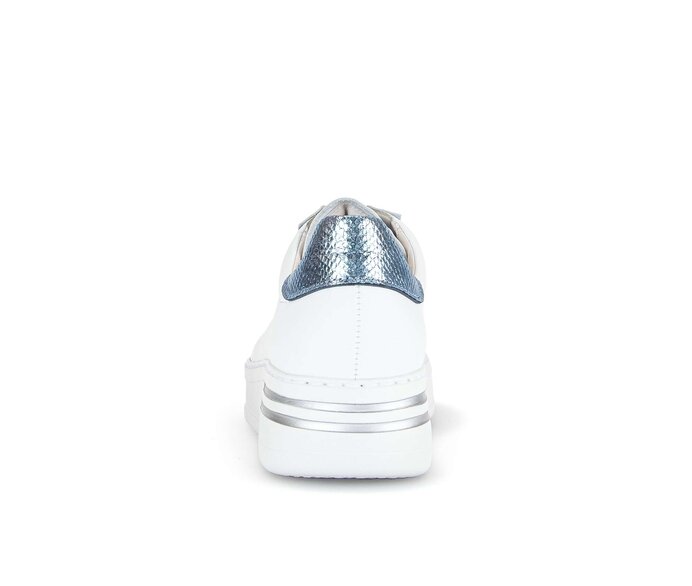 Gabor Sneaker Low Weiß - Materialmix Leder