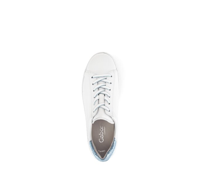 Gabor Sneaker Low Weiß - Materialmix Leder