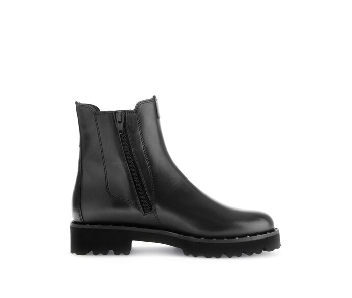 Gabor Chelsea Boot Schwarz - Glattleder