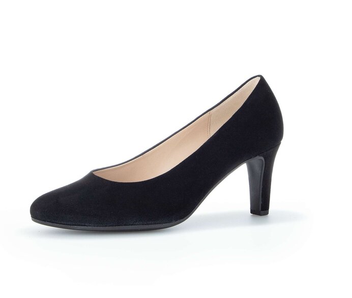Gabor Eleganter Pumps Schwarz - Rauleder