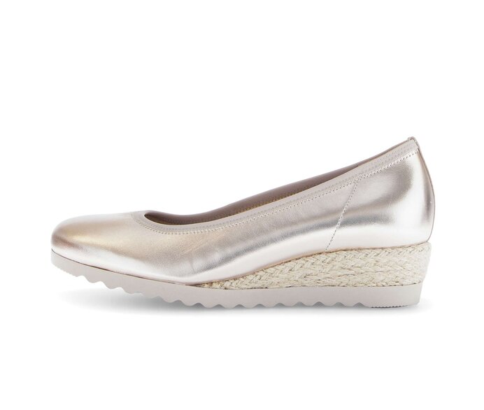 Gabor Keilpumps Gold - Effektleder